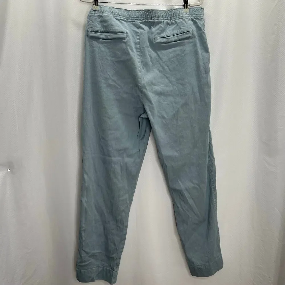 Banana Republic men’s linen blend pants blue 38 spring 24 casual straight leg